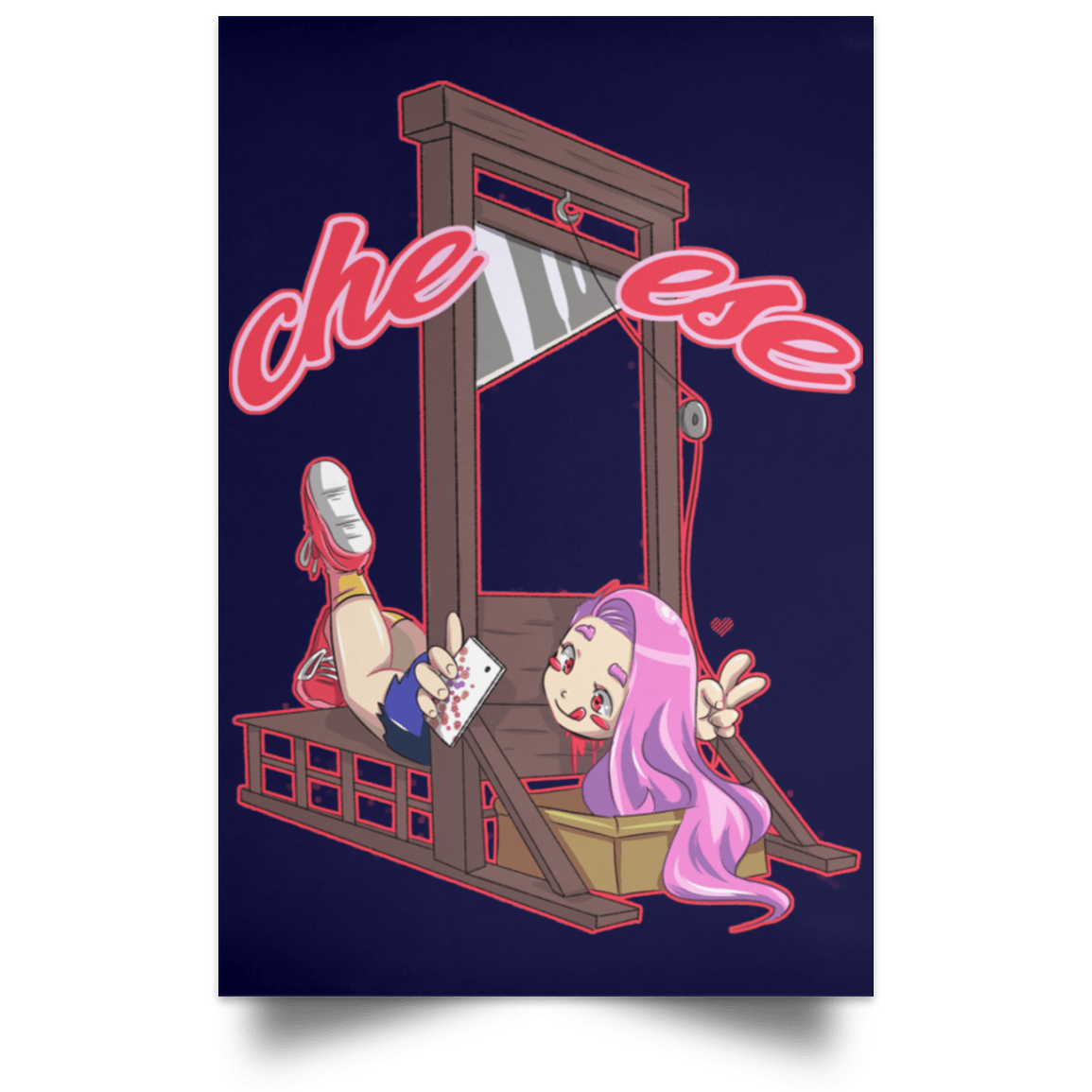 Cheese Portrait Poster