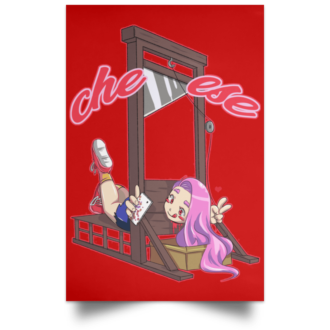 Cheese Portrait Poster