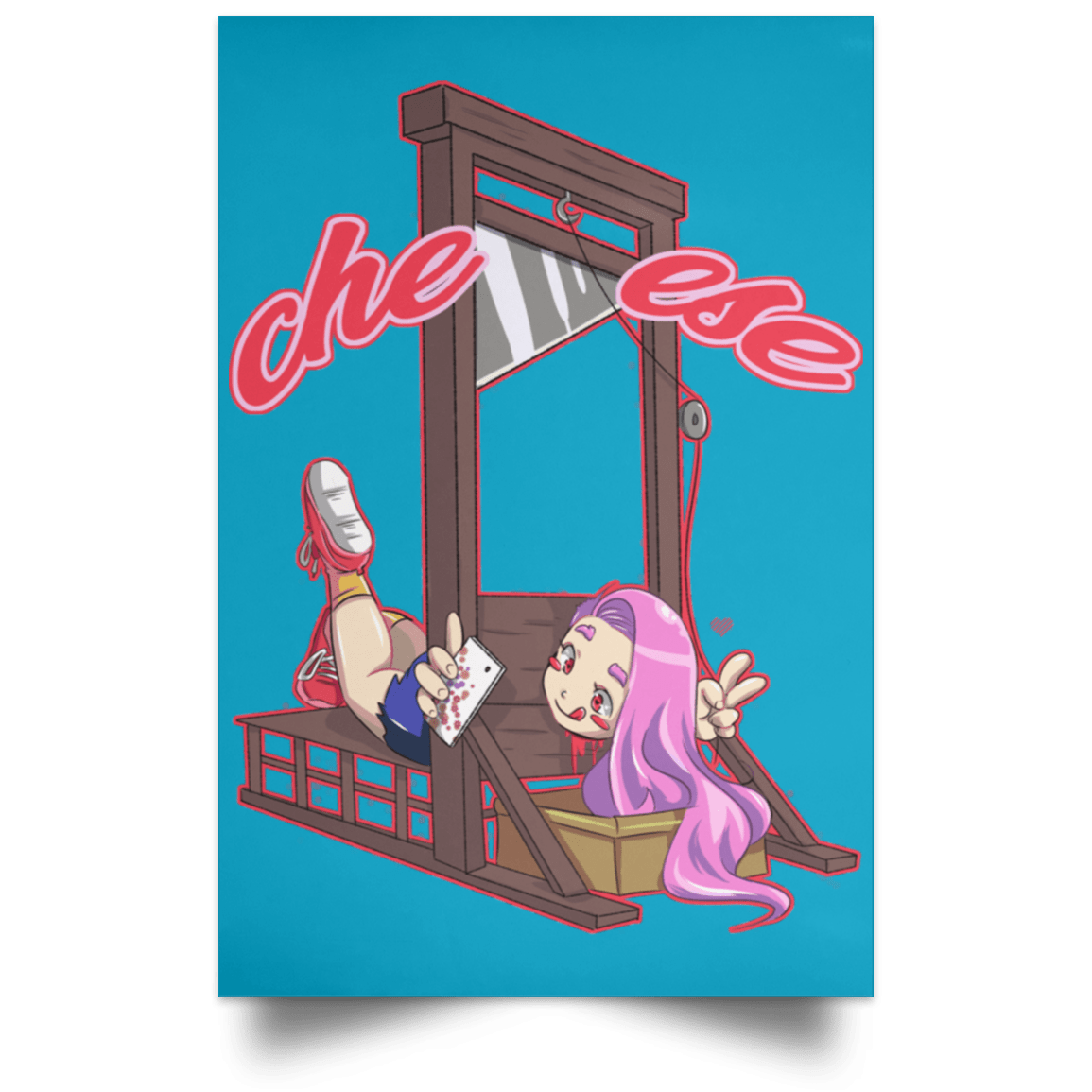 Cheese Portrait Poster