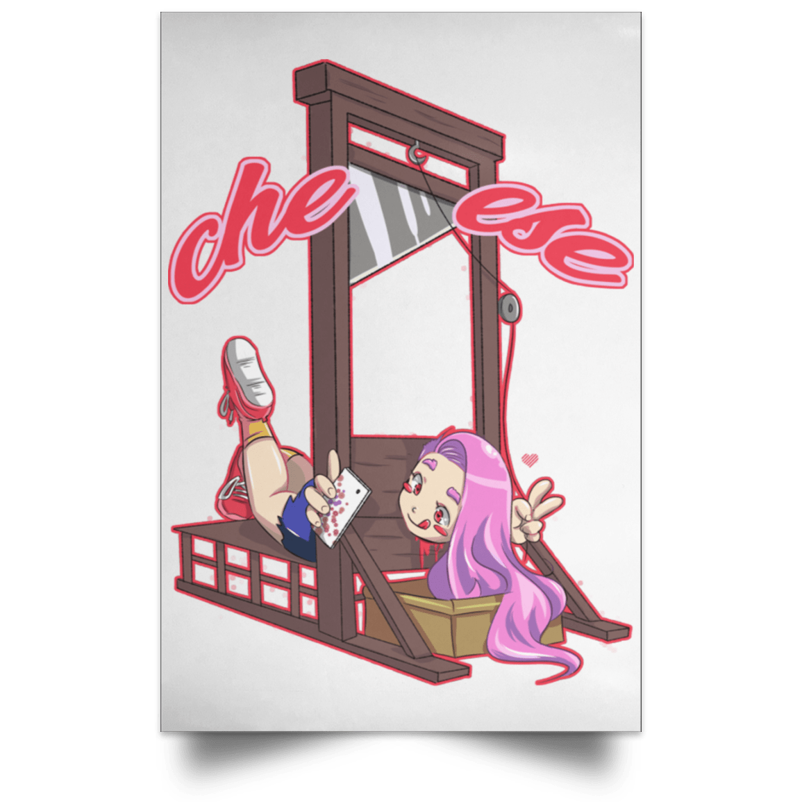 Housewares White / 12" x 18" Cheese Portrait Poster