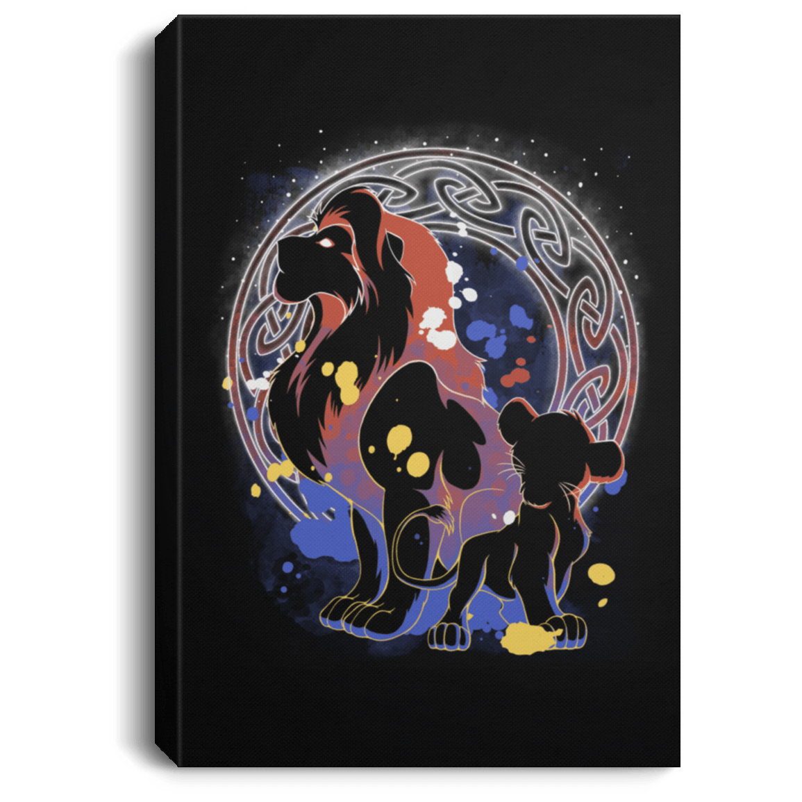 Housewares Black / 8" x 12" Circle of Life Premium Portrait Canvas