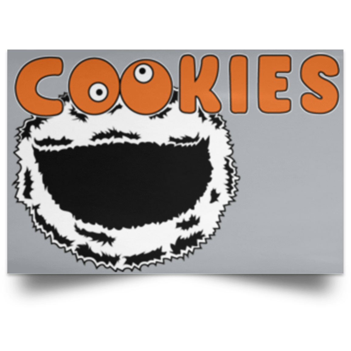 Housewares Grey / 18" x 12" Cookies! Landscape Poster