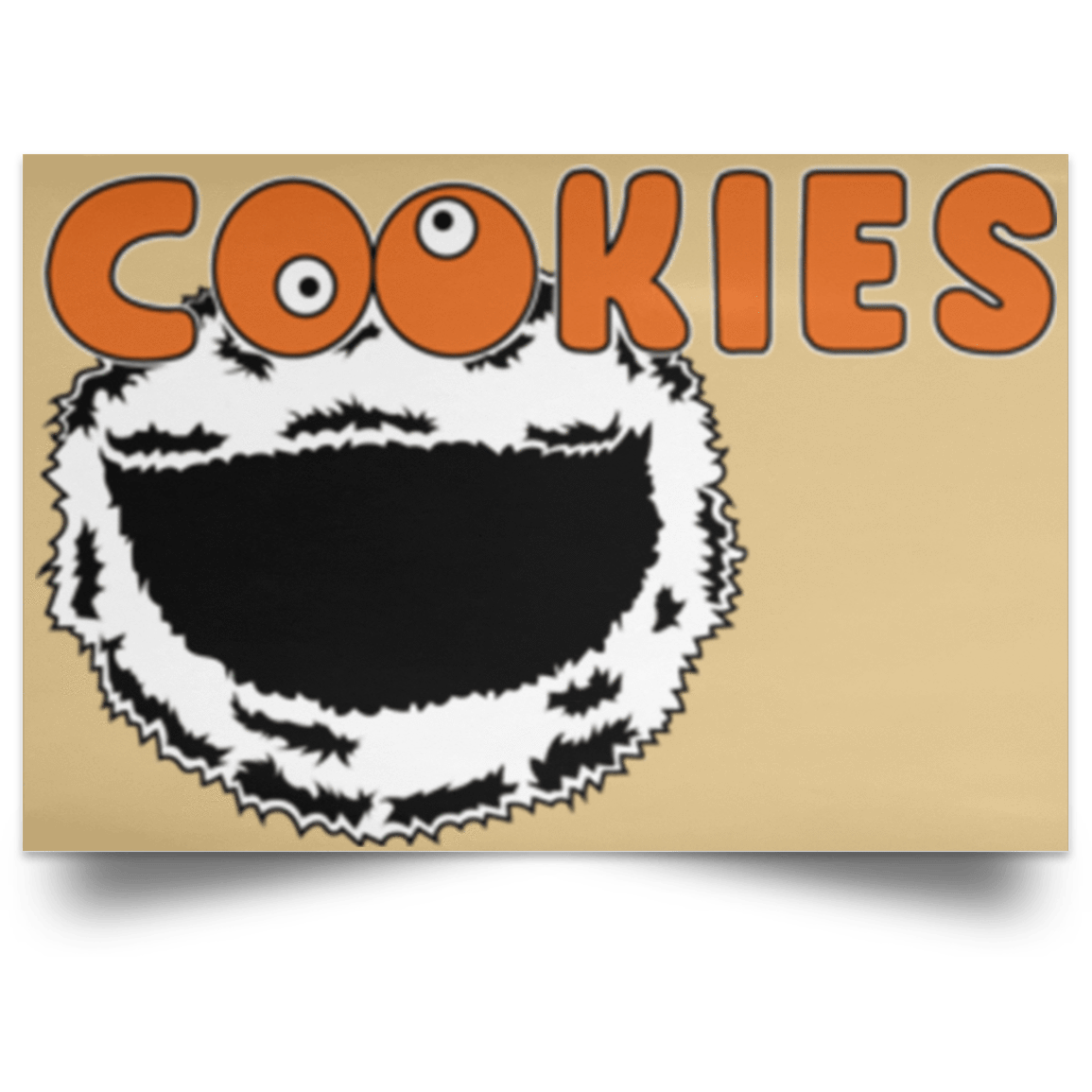 Housewares Tan / 18" x 12" Cookies! Landscape Poster