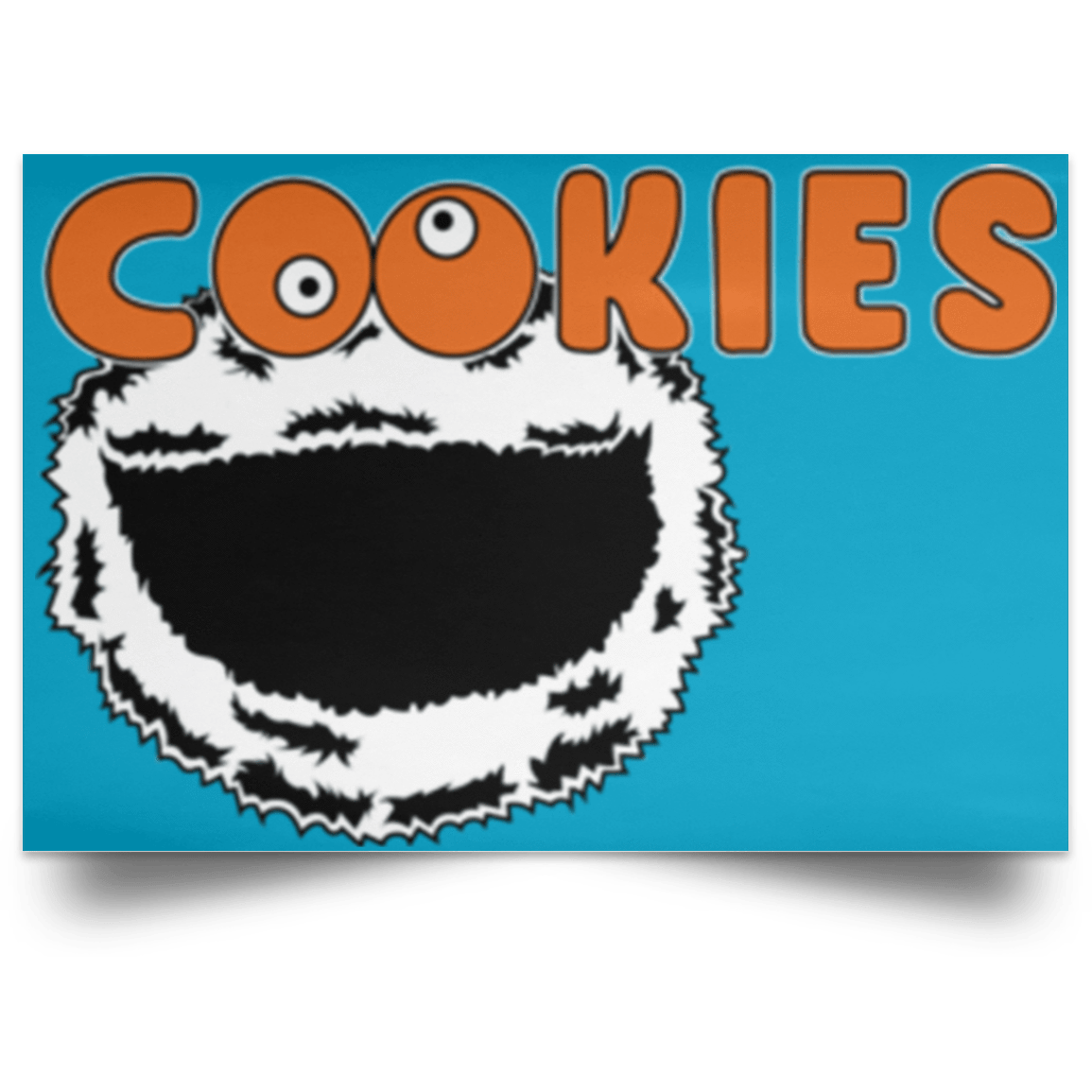 Housewares Turquoise / 18" x 12" Cookies! Landscape Poster