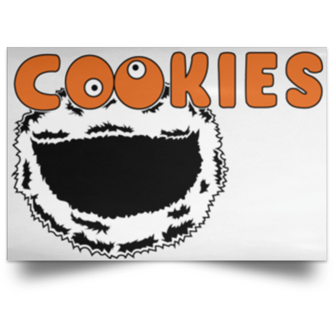 Housewares White / 18" x 12" Cookies! Landscape Poster