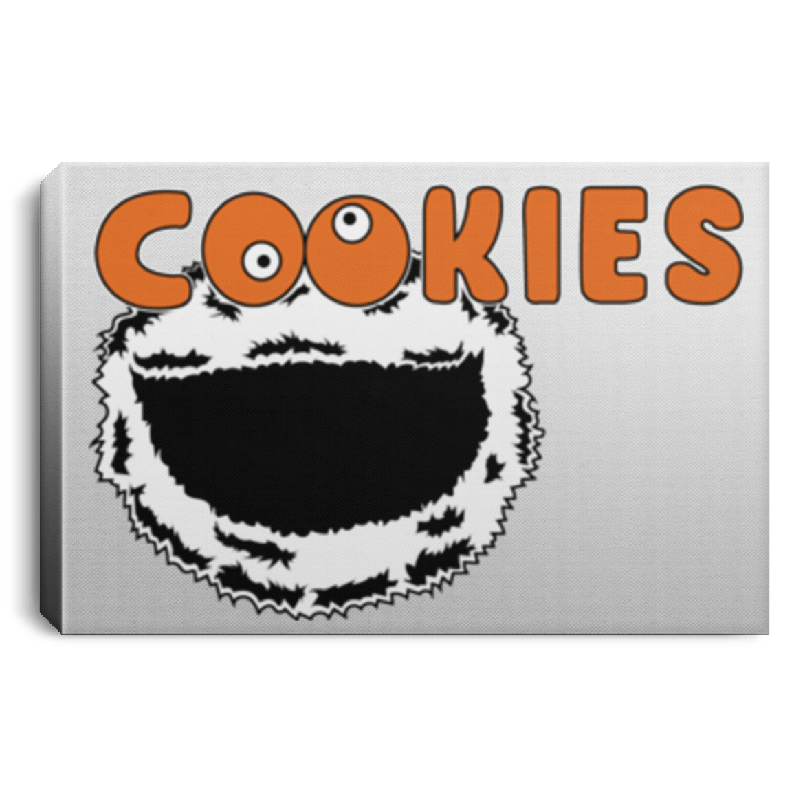 Housewares White / 12" x 8" Cookies! Premium Landscape Canvas