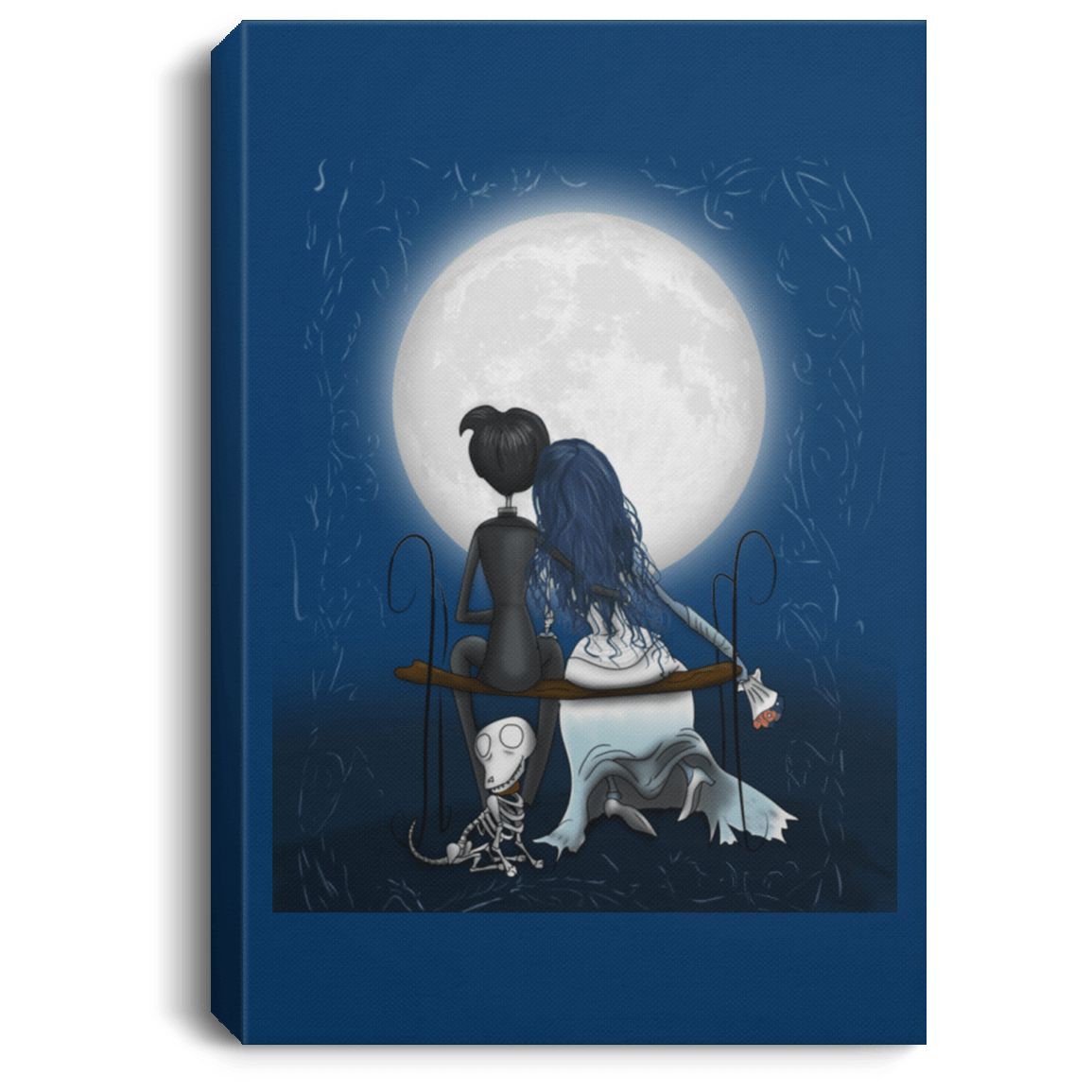 Housewares Royal / 8" x 12" Corpse Bride Love Premium Portrait Canvas