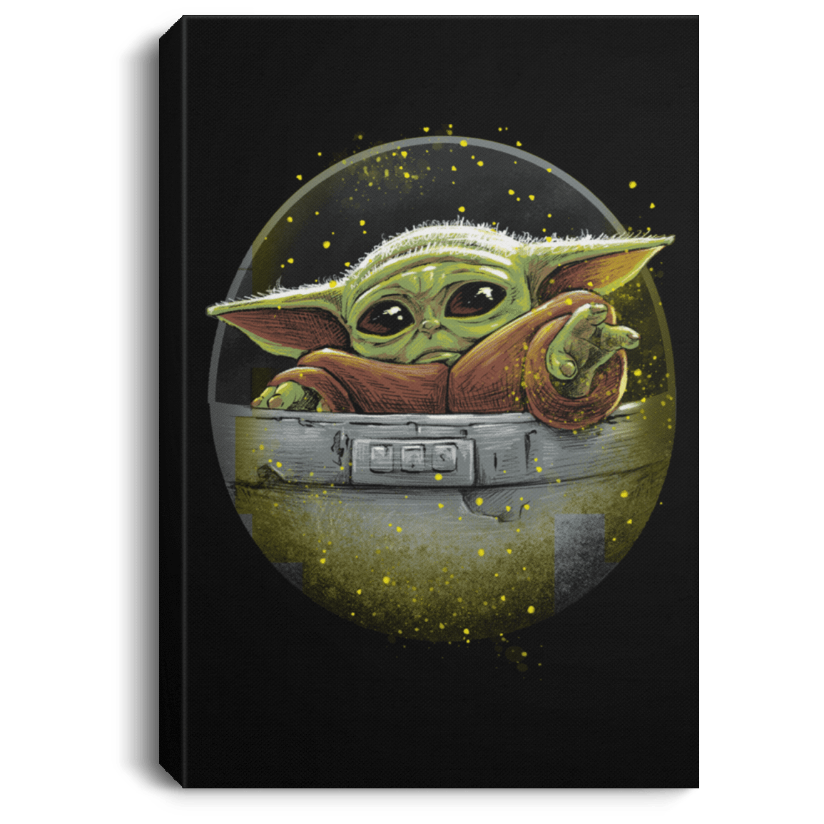 Housewares Black / 8" x 12" Cute Force Premium Portrait Canvas