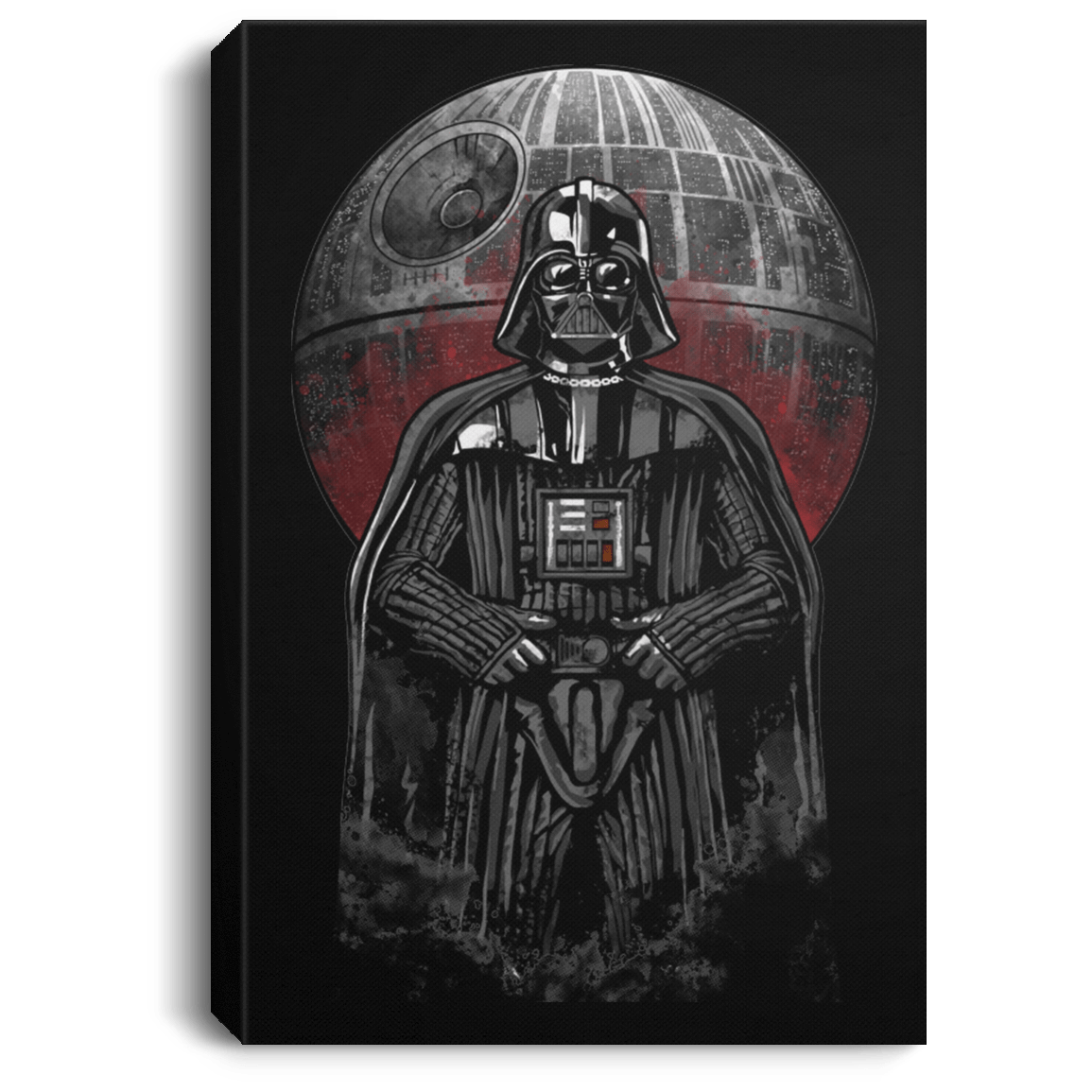 Housewares Black / 8" x 12" Dark Force Premium Portrait Canvas