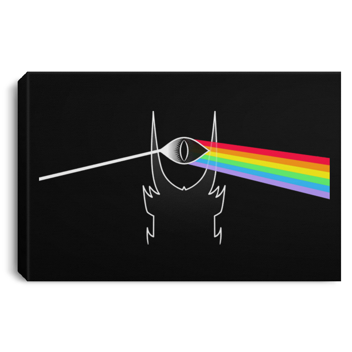 Housewares Black / 12" x 8" Dark Lord of the Doom Premium Landscape Canvas