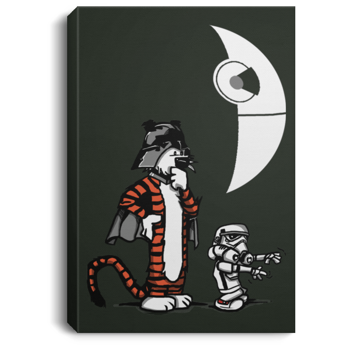 Housewares Forest / 8" x 12" Darth Hobbes & Calvin Trooper Premium Portrait Canvas