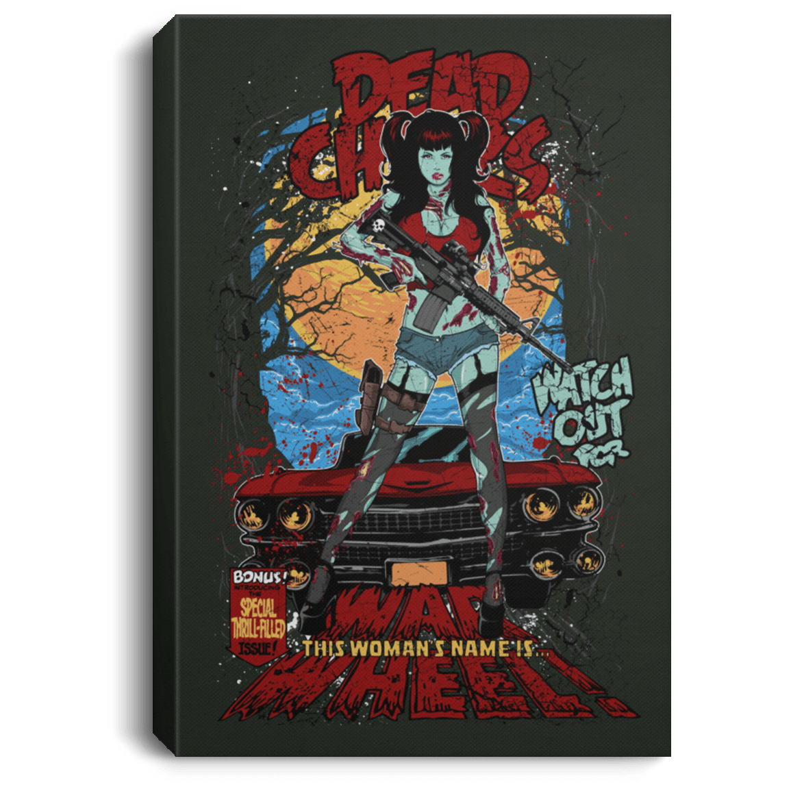 Housewares Forest / 8" x 12" Dead Chicks Premium Portrait Canvas