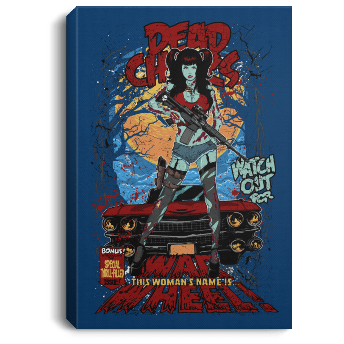 Housewares Royal / 8" x 12" Dead Chicks Premium Portrait Canvas