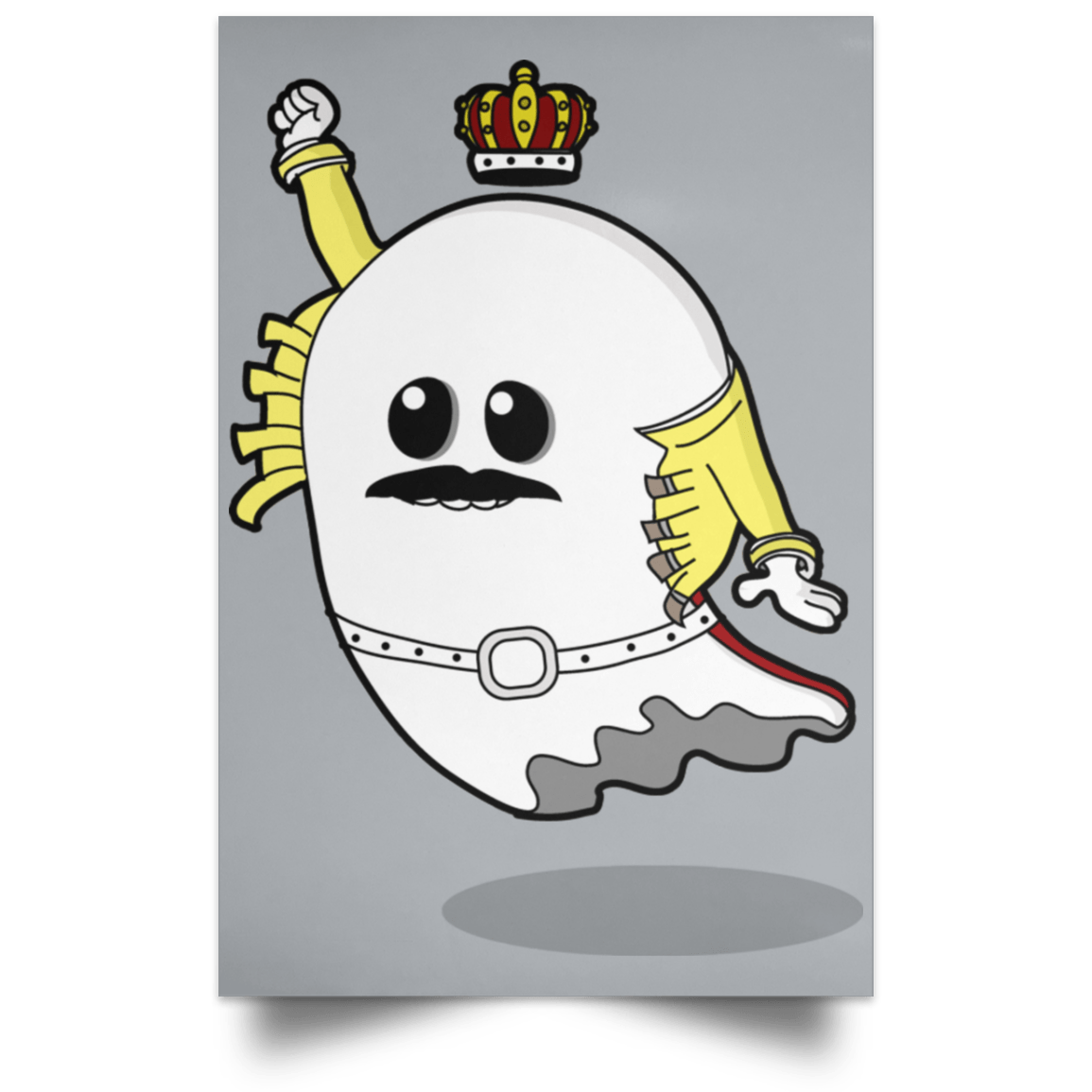 Housewares Grey / 12" x 18" Deady Mercury Portrait Poster