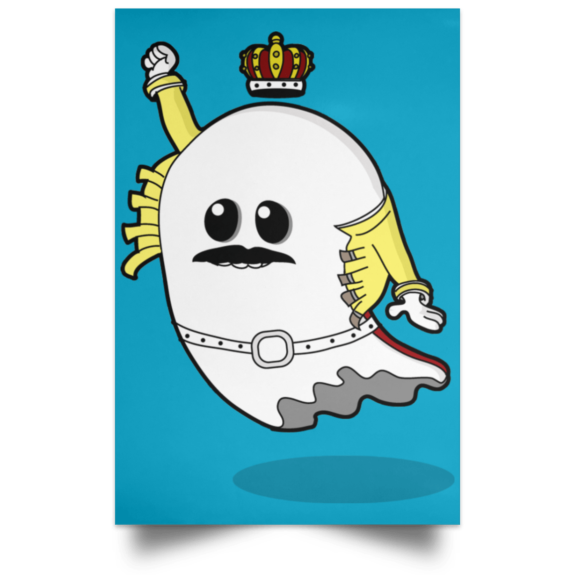 Housewares Turquoise / 12" x 18" Deady Mercury Portrait Poster