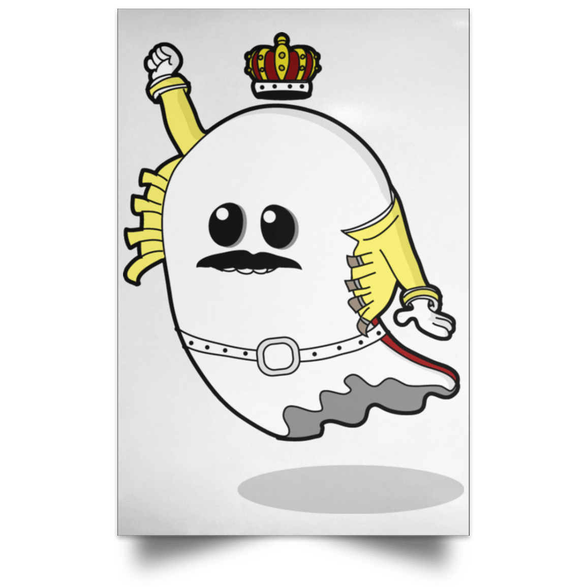 Housewares White / 12" x 18" Deady Mercury Portrait Poster