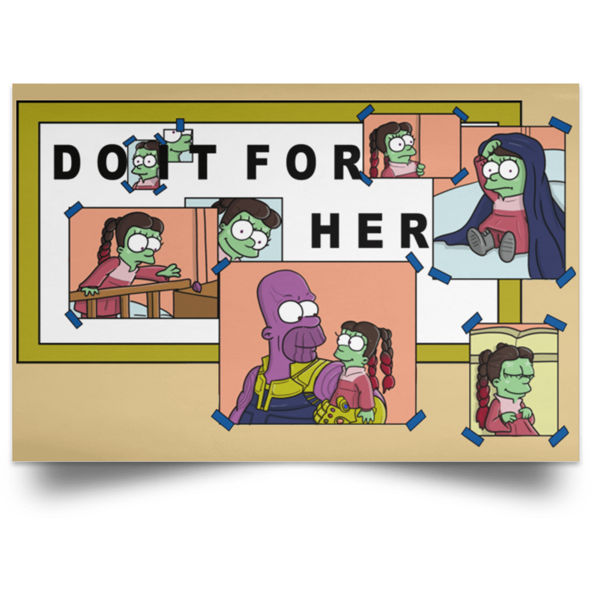 Housewares Tan / 18" x 12" Do it for Gamora Landscape Poster