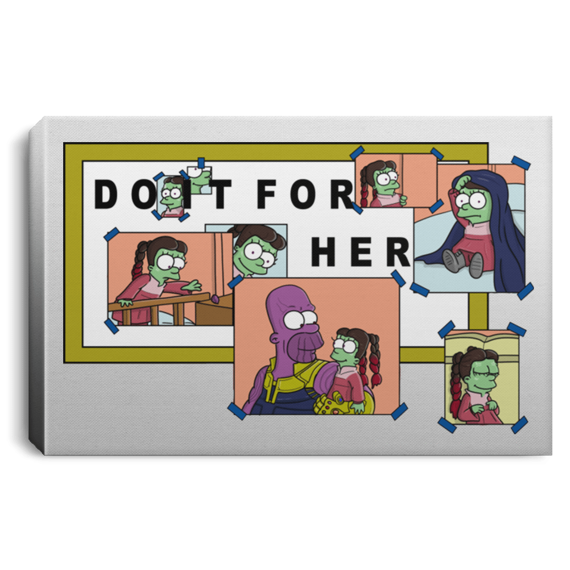 Housewares White / 12" x 8" Do it for Gamora Premium Landscape Canvas