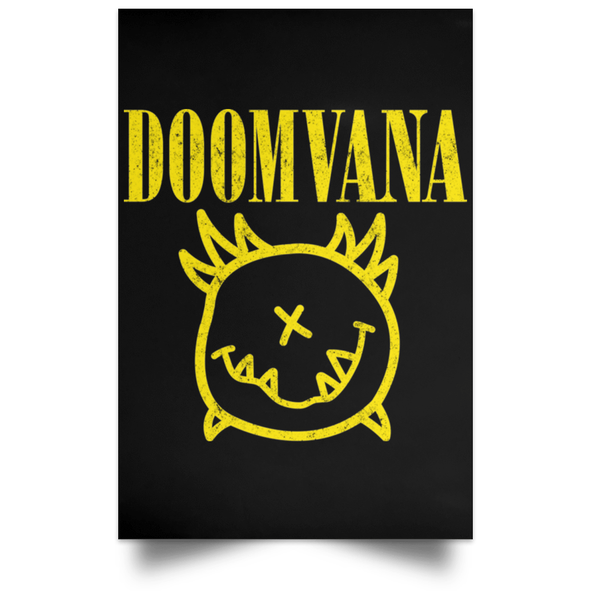 Housewares Black / 12" x 18" Doomvana Portrait Poster
