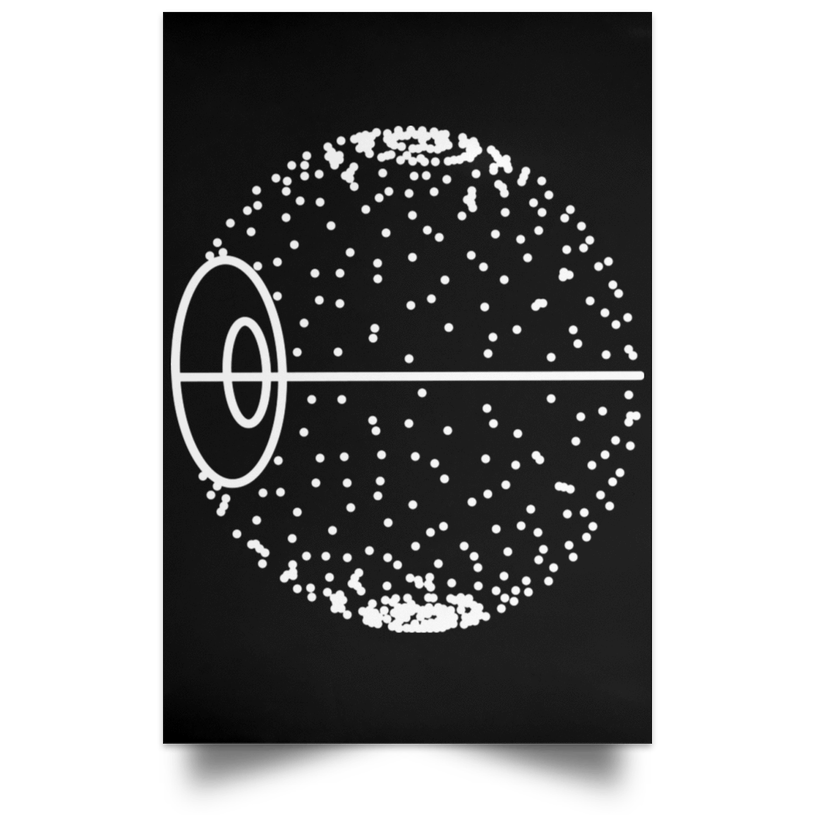 Dot Star Portrait Poster