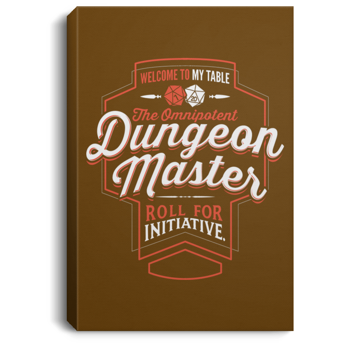 Housewares Brown / 8" x 12" Dungeon Master Premium Portrait Canvas
