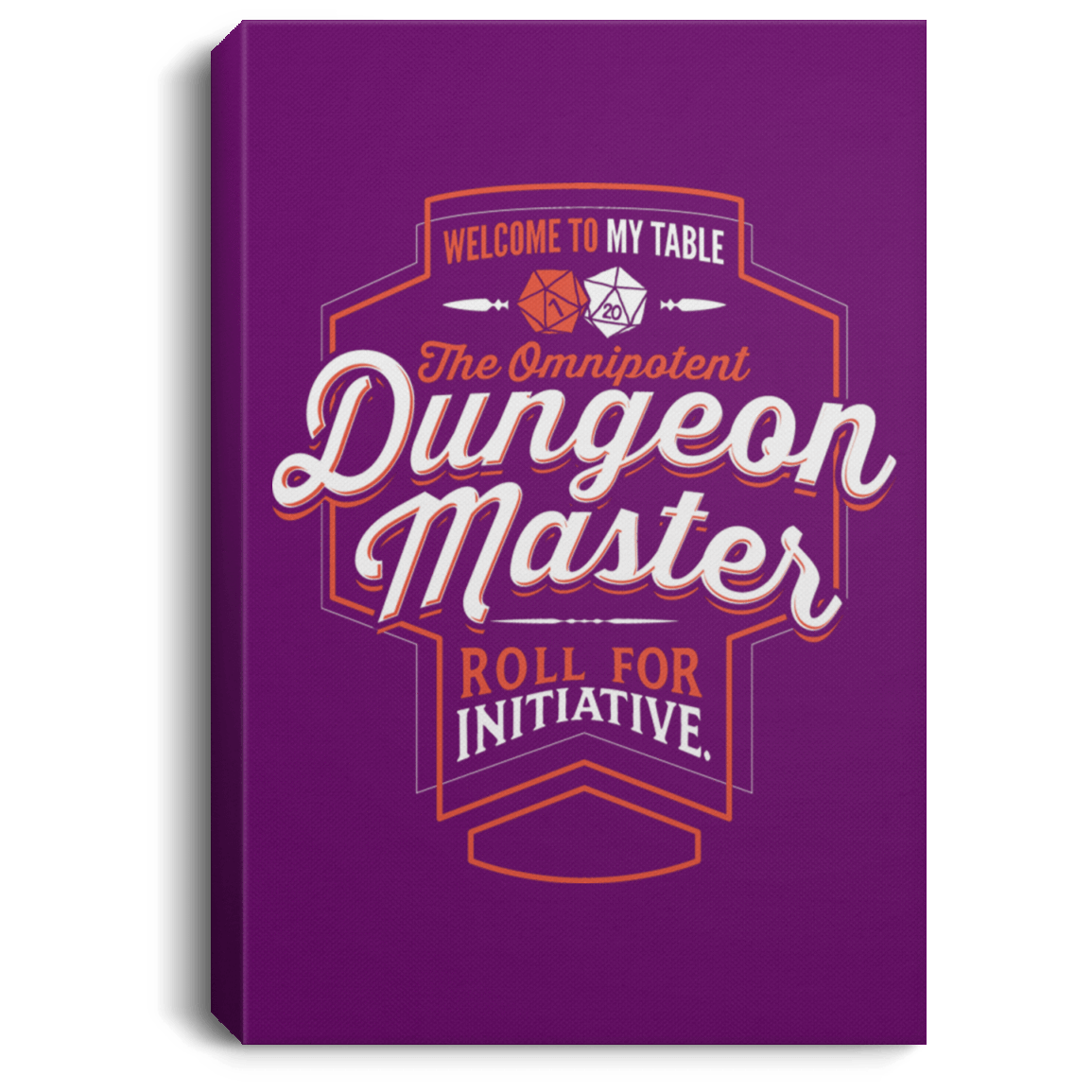 Housewares Purple / 8" x 12" Dungeon Master Premium Portrait Canvas