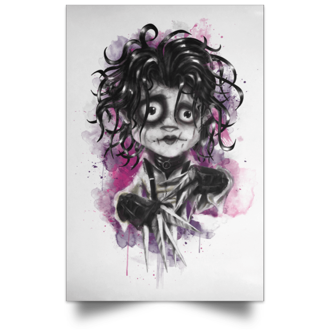 Housewares White / 12" x 18" Edward Portrait Poster