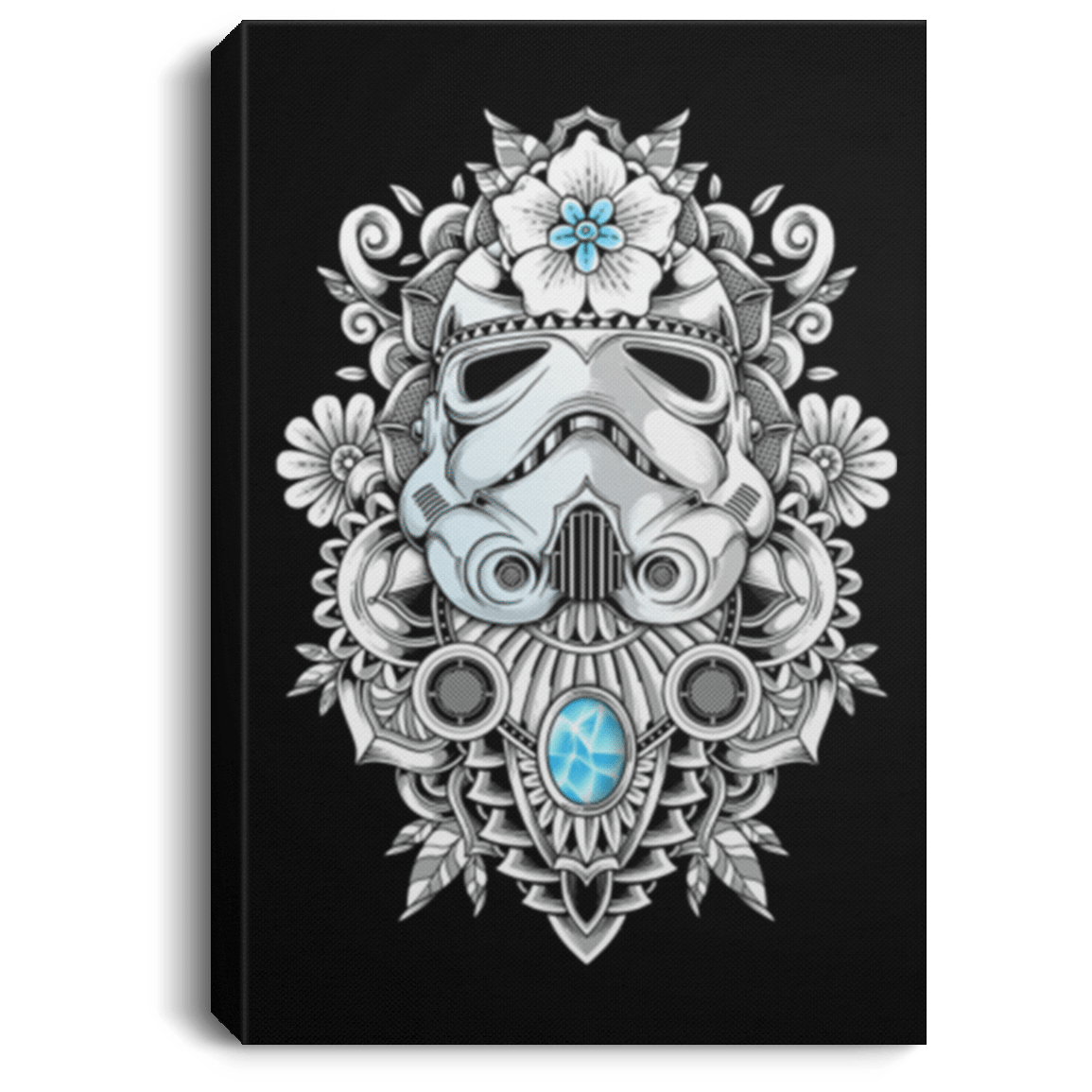 Housewares Black / 8" x 12" Elite Soldier Premium Portrait Canvas