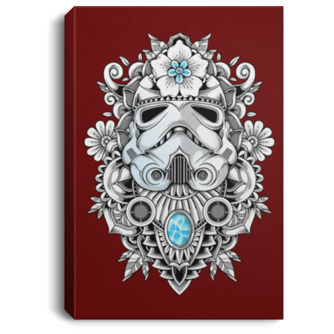 Housewares Maroon / 8" x 12" Elite Soldier Premium Portrait Canvas