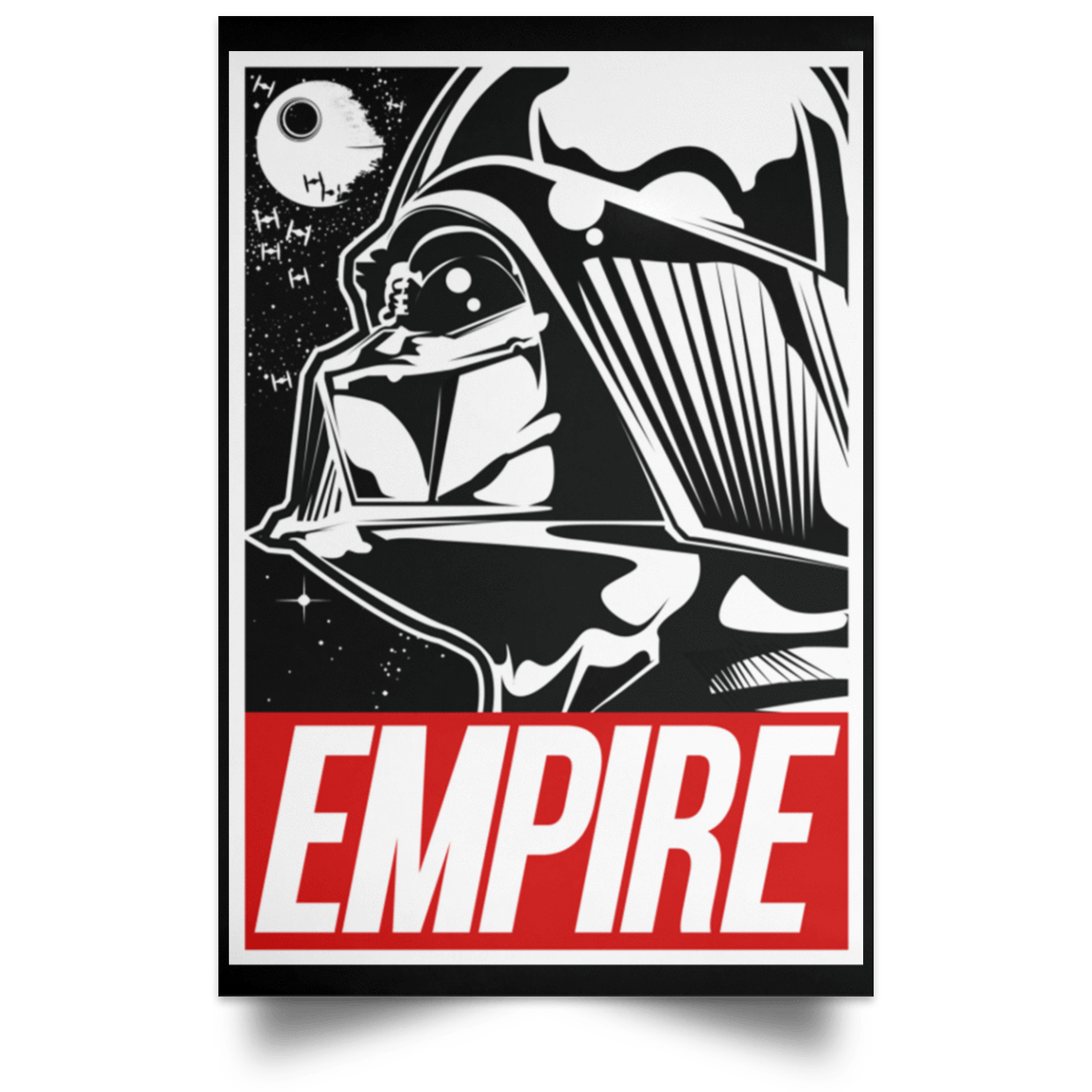 Housewares Black / 12" x 18" EMPIRE Portrait Poster