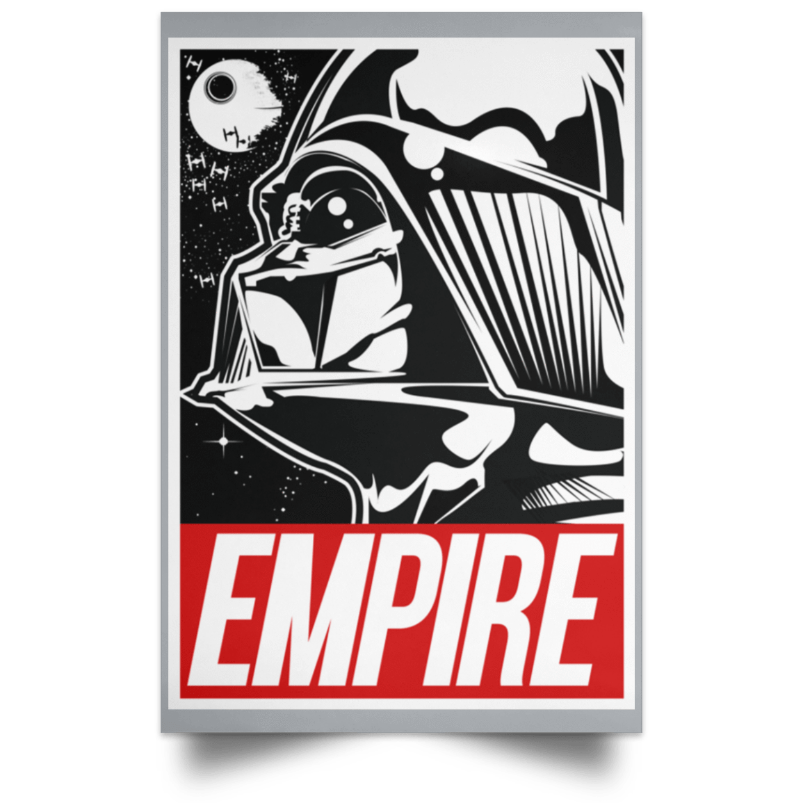 Housewares Grey / 12" x 18" EMPIRE Portrait Poster