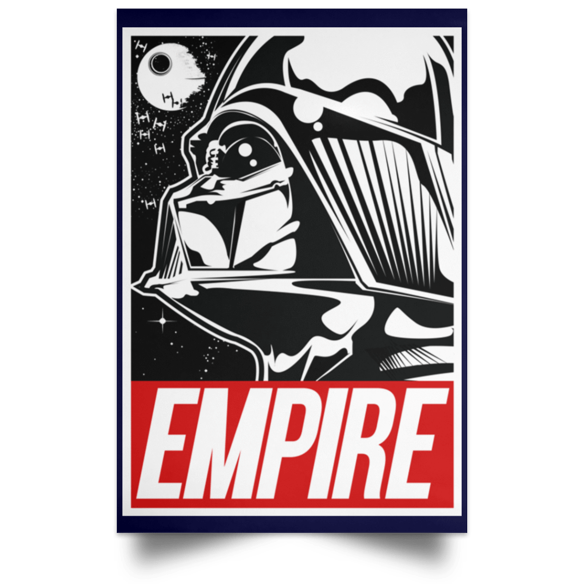 Housewares Navy / 12" x 18" EMPIRE Portrait Poster