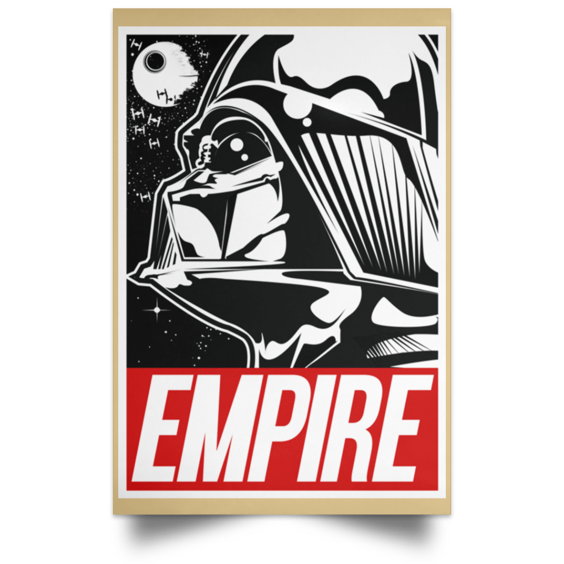 Housewares Tan / 12" x 18" EMPIRE Portrait Poster