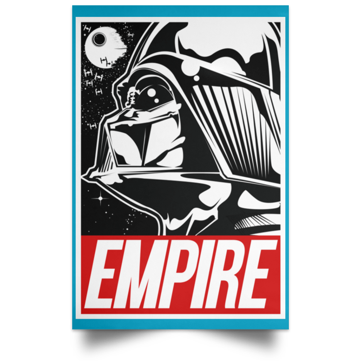 Housewares Turquoise / 12" x 18" EMPIRE Portrait Poster