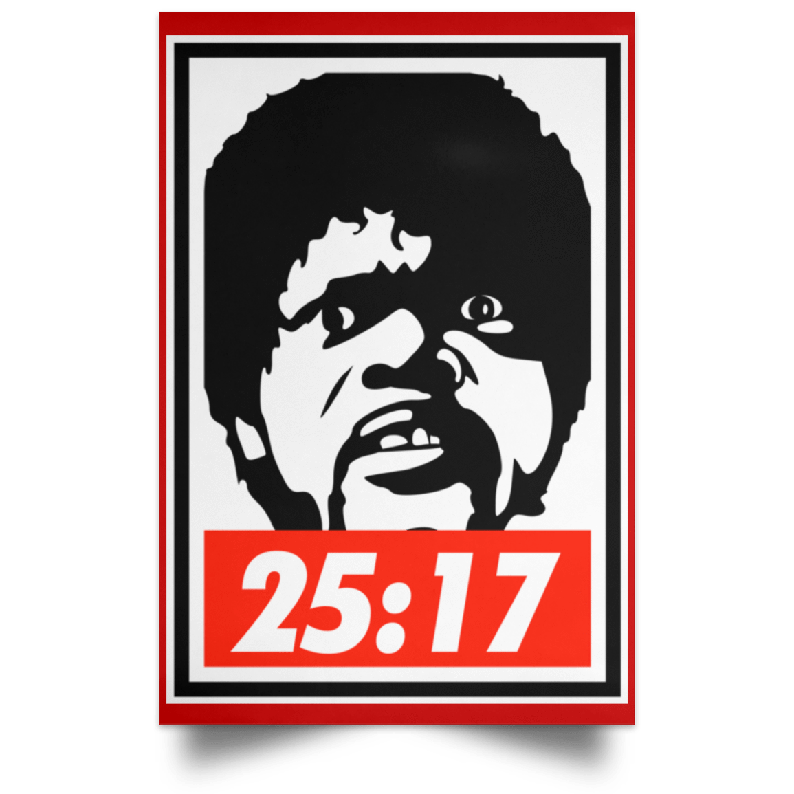 Housewares Red / 12" x 18" Ezekiel rules Portrait Poster