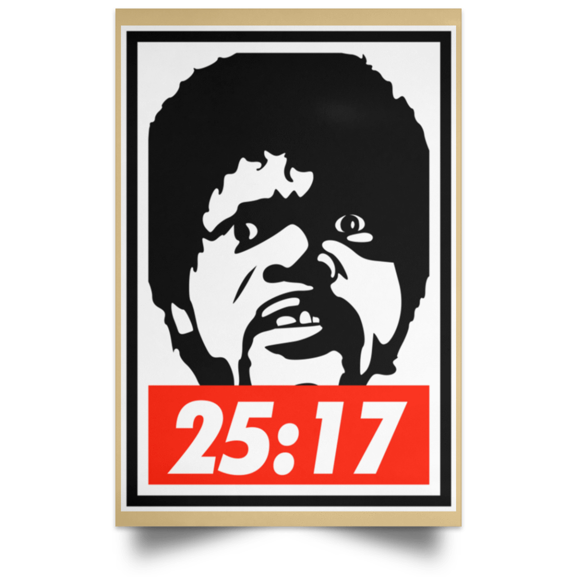 Housewares Tan / 12" x 18" Ezekiel rules Portrait Poster