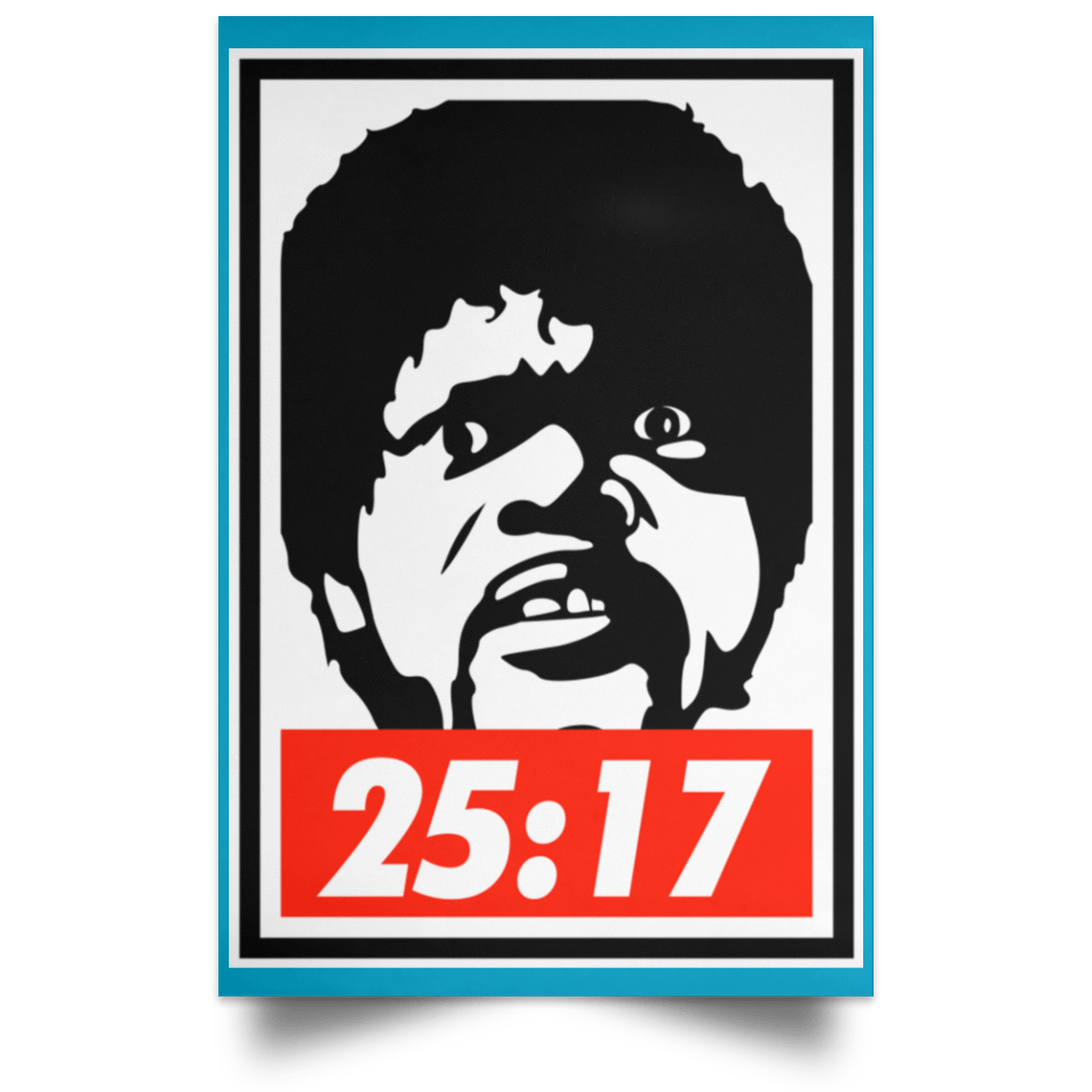 Housewares Turquoise / 12" x 18" Ezekiel rules Portrait Poster