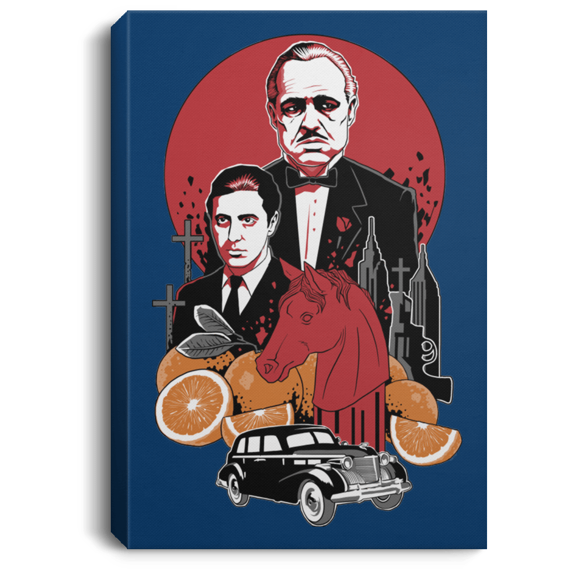 Housewares Royal / 8" x 12" Family Cursed Premium Portrait Canvas