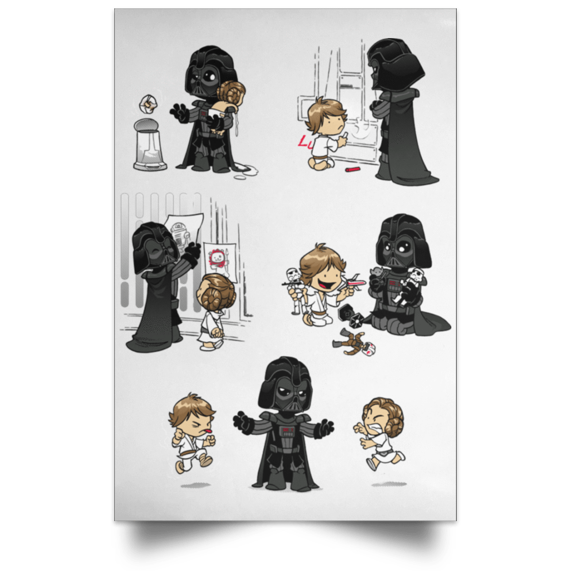 Housewares White / 12" x 18" Father of the Year Portrait Poster