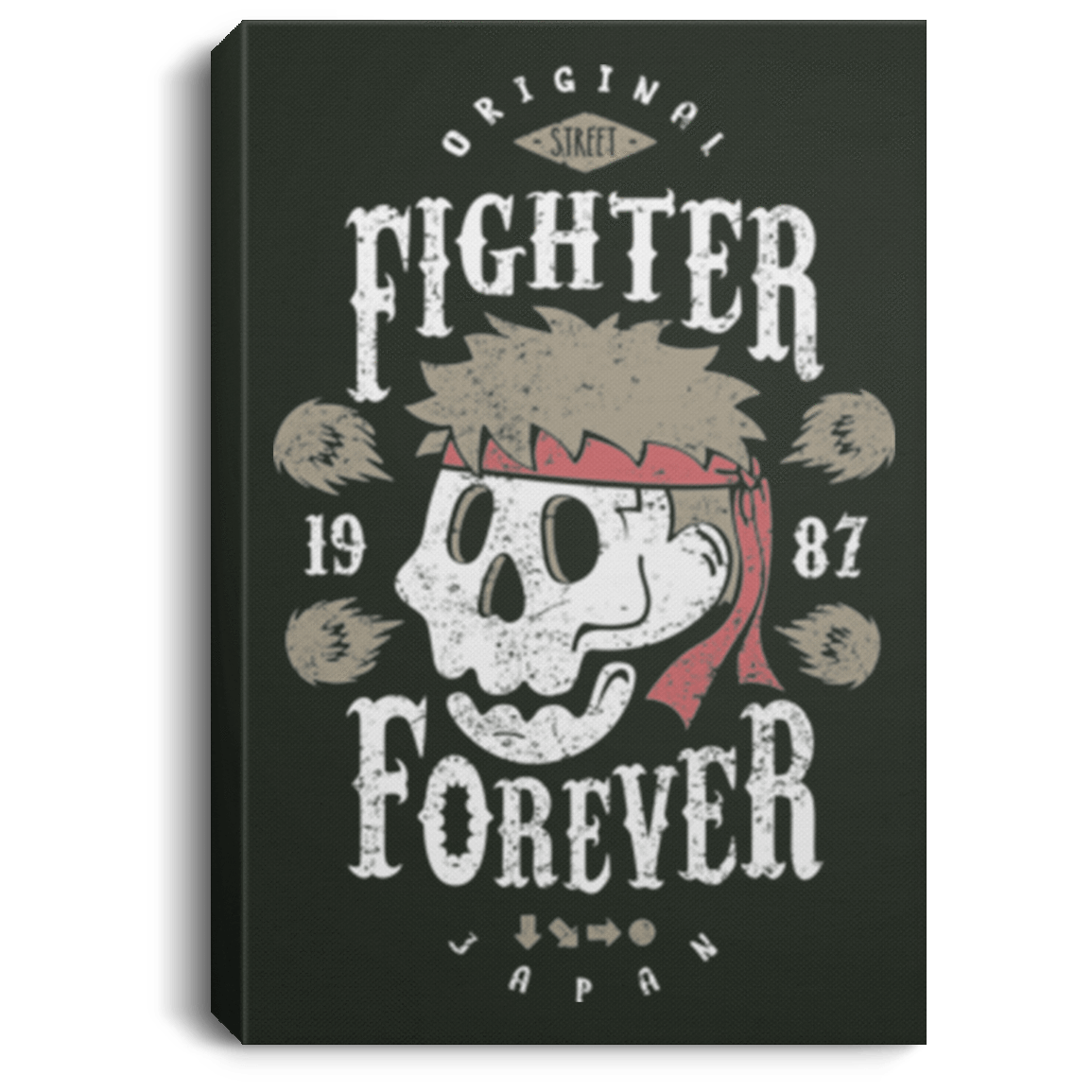 Housewares Forest / 8" x 12" Fighter Forever Ryu Premium Portrait Canvas