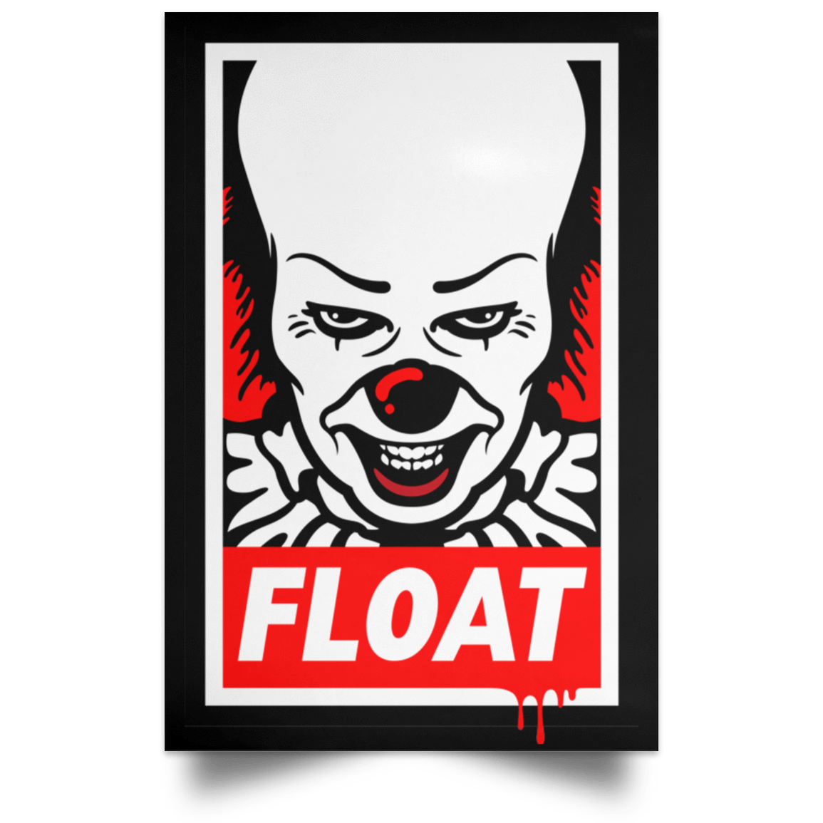 Housewares Black / 12" x 18" Float Portrait Poster