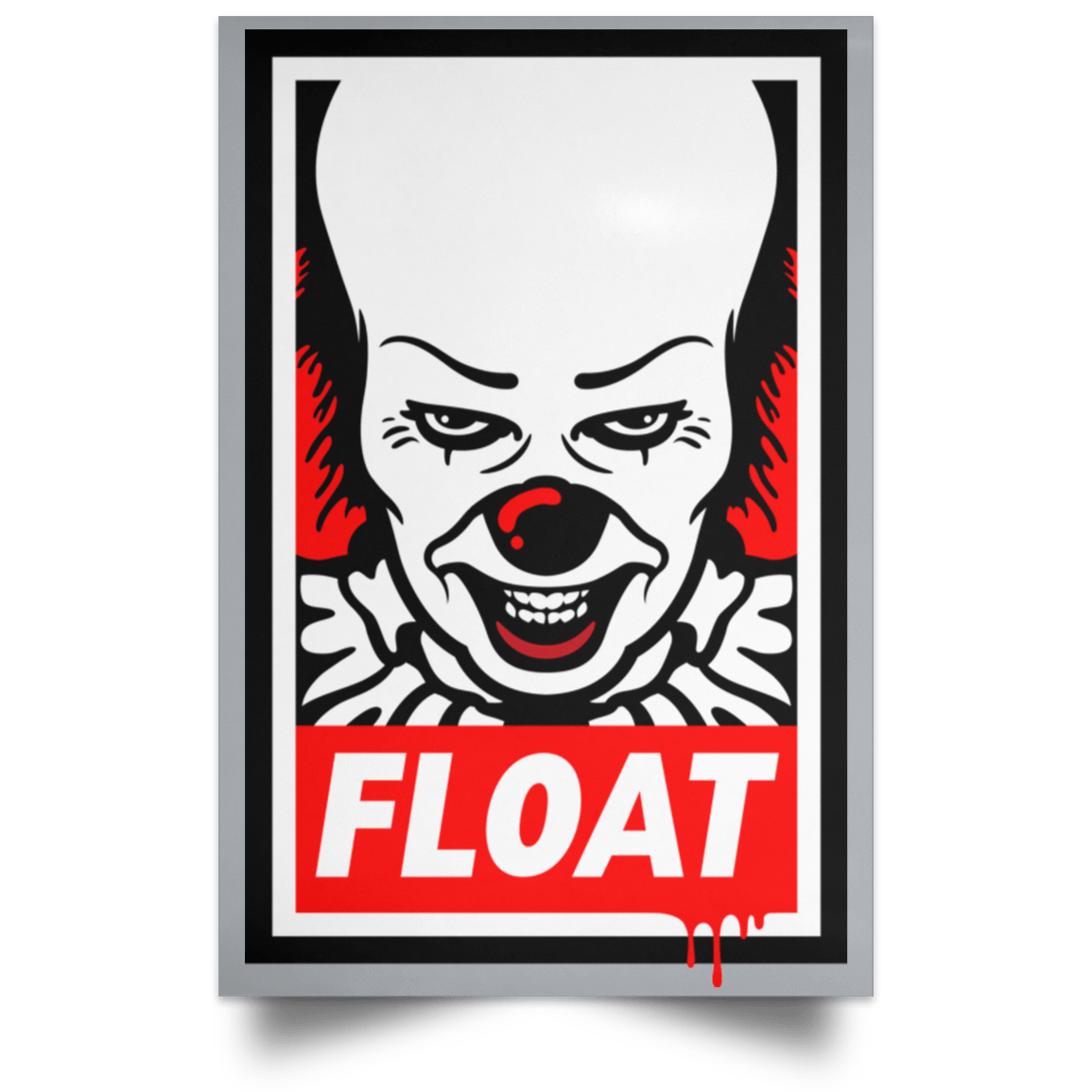 Housewares Grey / 12" x 18" Float Portrait Poster
