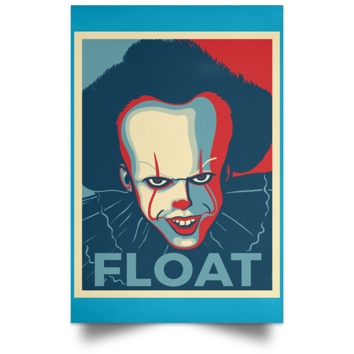 Housewares Turquoise / 12" x 18" FLOAT Portrait Poster
