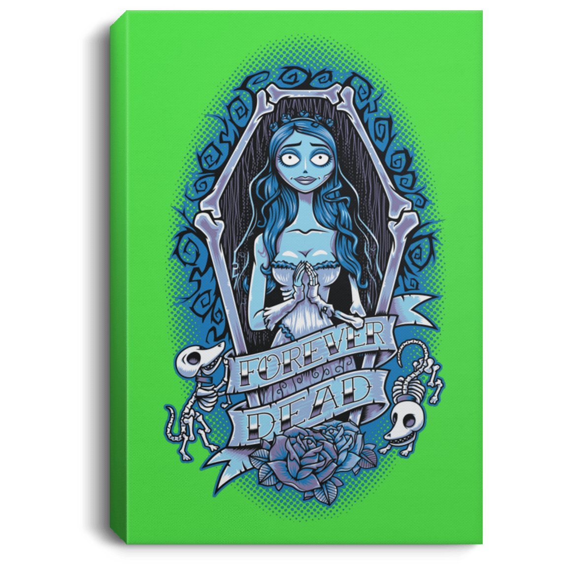 Housewares Kelly / 8" x 12" Forever Dead Premium Portrait Canvas