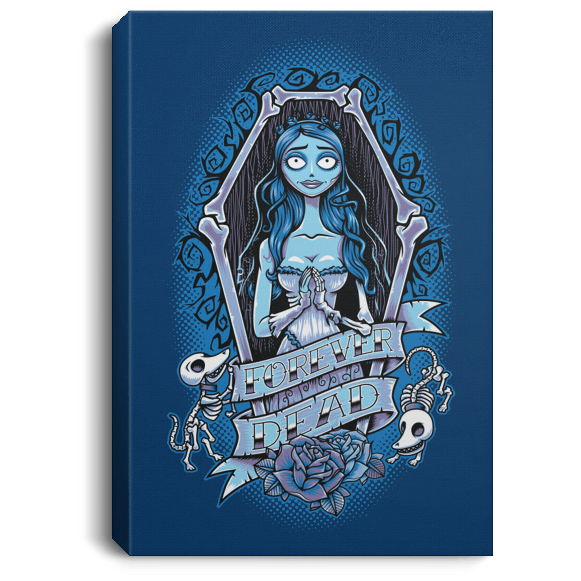 Housewares Royal / 8" x 12" Forever Dead Premium Portrait Canvas