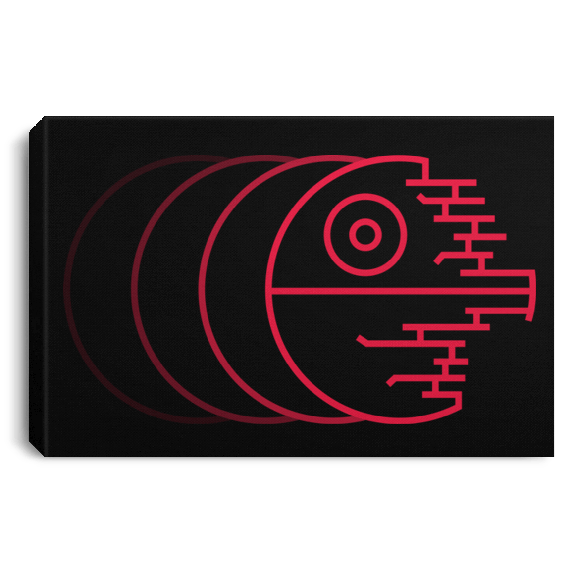 Housewares Black / 12" x 8" Fully Operational Premium Landscape Canvas