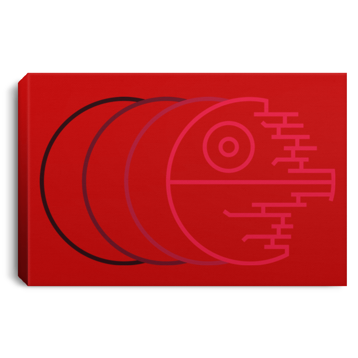 Housewares Red / 12" x 8" Fully Operational Premium Landscape Canvas