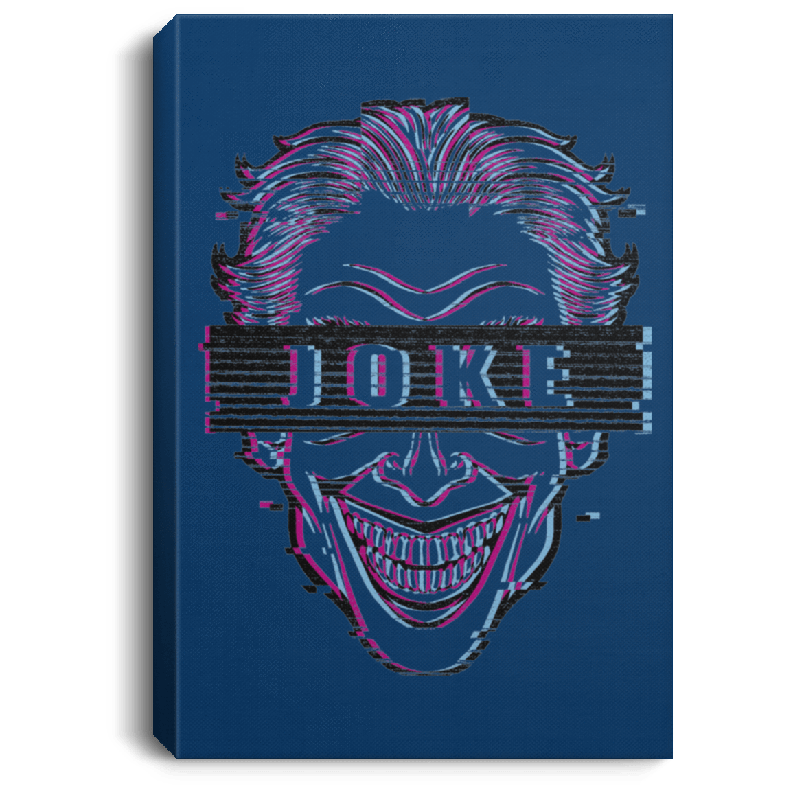 Housewares Royal / 8" x 12" Glitch Joke Premium Portrait Canvas