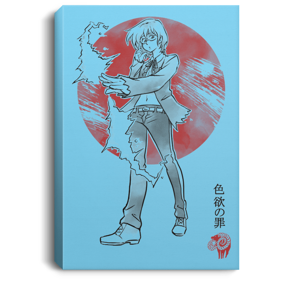 Housewares Columbia Blue / 8" x 12" Goat Lust Premium Portrait Canvas