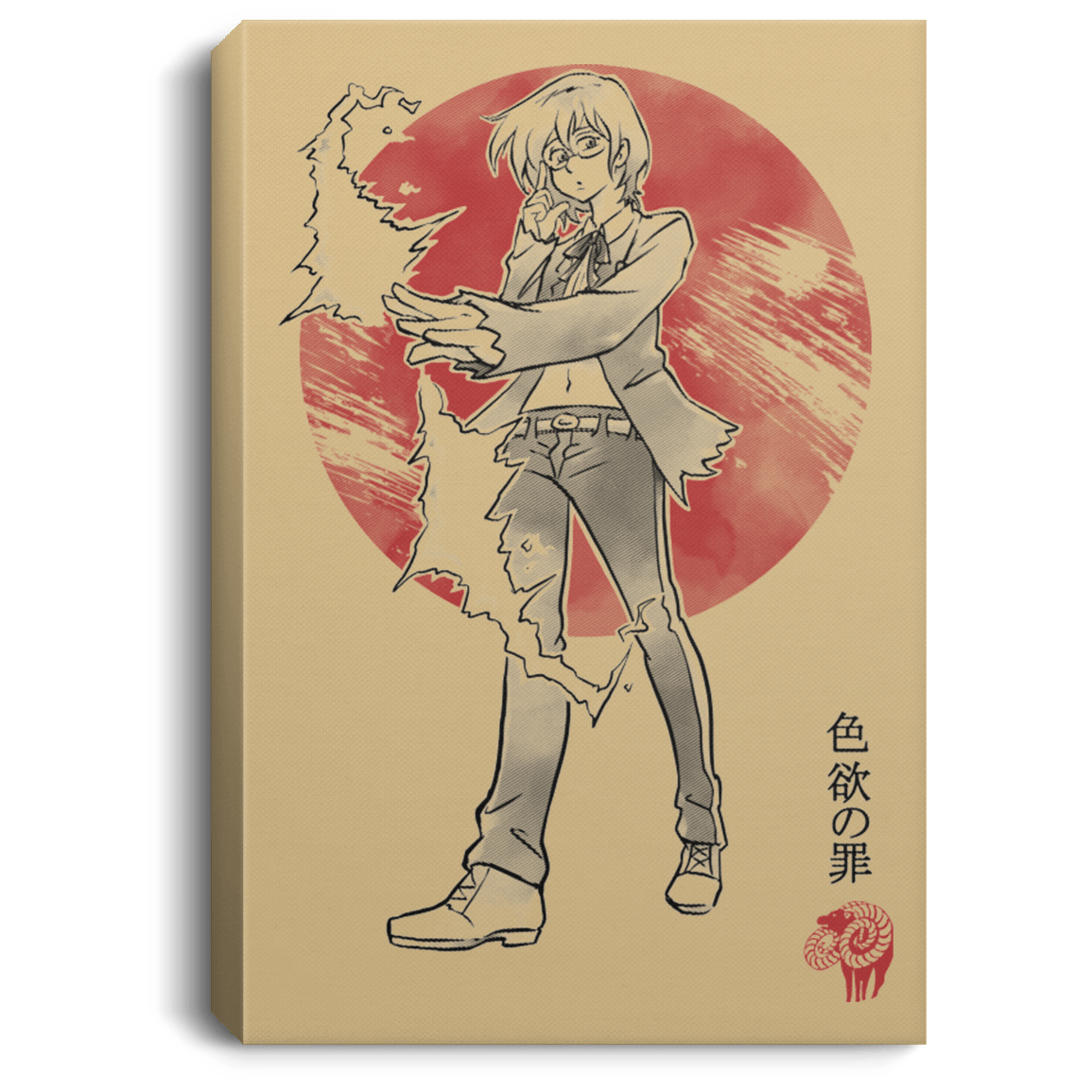 Housewares Tan / 8" x 12" Goat Lust Premium Portrait Canvas